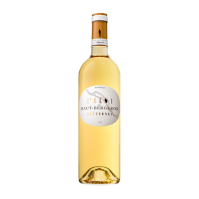 L’Îlot Sauternes 2022 - Haut Bergeron fles op witte achtergrond zonder schaduw