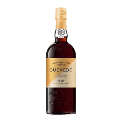 Tawny Port - Quevedo fles op witte achtergrond zonder schaduw