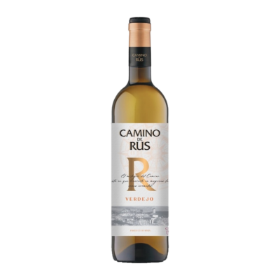 Verdejo 2024 - Camino de Rus fles op witte achtergrond zonder schaduw