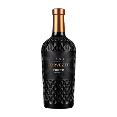 Primitivo 2024 - Corvezzo fles op witte achtergrond zonder schaduw
