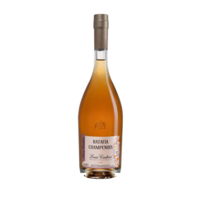 Ratafia de Champagne - Louis Casters – Vallée de la Marne (70cl) fles op witte achtergrond zonder schaduw