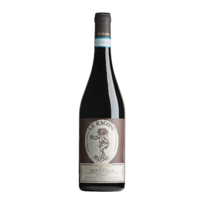 Valpolicella Della Amarone 2013 - Le Ragose fles op witte achtergrond zonder schaduw