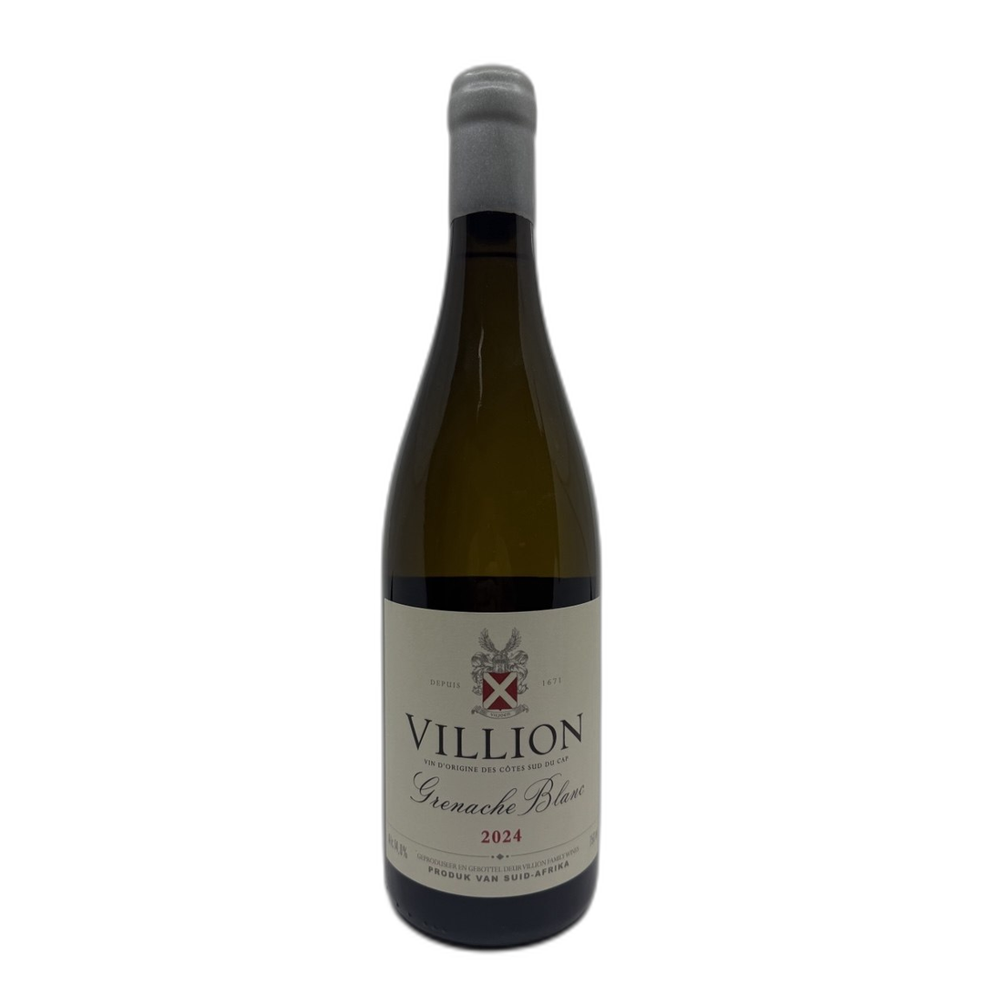 Villion Grenache Blanc 2024 fles op witte achtergrond
